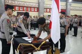 Kapolda pimpin sertijab sejumlah pejabat utama Polda Bali