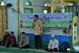 Wabup HSS buka manasik haji JCH wilayah Daha