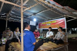 Kapolres Bangka Selatan sambangi poskamling untuk ciptakan Kamtibmas yang kondusif