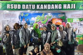 RSDKH Balangan gelar pelayanan kesehatan gratis pada Expo Balangan