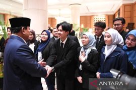 Prabowo antusias sapa mahasiswa Indonesia di Turki
