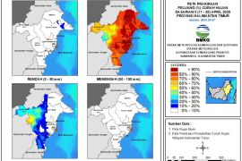 BMKG sebut Kaltim  berpeluang hujan hingga 20 April