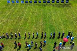 Sebanyak 491 atlet ikuti kejuaraan panahan dalam rangka HUT ke-24 Pasmar 2 Korps Marinir TNI AL