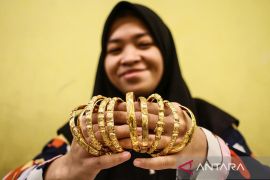 Harga perhiasan emas di Palangka Raya naik