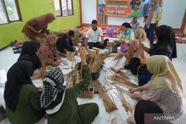 Masyarakat Gulinggang ikuti pelatihan kerajinan dari Purun dan Eceng Gondok