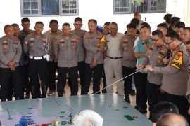 Polres Banjarbaru gelar "Tactical Game Floor" persiapan amankan PSU