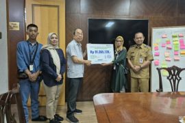 BPJS Ketenagakerjaan serahkan santunan ahli waris sopir PT Saniharto