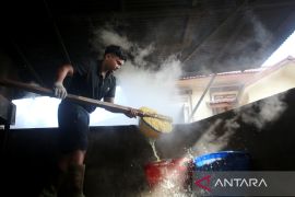 FOTO - Industri tempe terdampak kenaikan kedelai impor Amerika