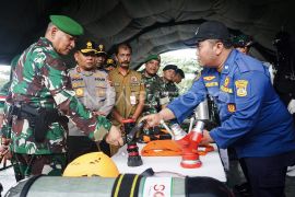 Gelar pasukan reaksi cepat penanggulangan bencana Yonzipur 17/AD