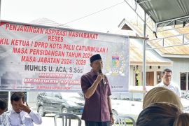 Reses Wakil Ketua I DPRD Palu warga minta perbaikan drainase di Kelurahan Pengawu