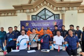 Polda Jambi  tahan lima pemuda tawuran bawa senjata tajam