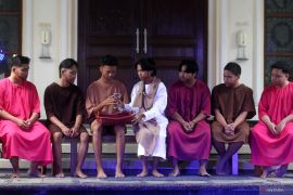 Visualisasi jalan salib di Malang