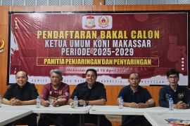 Ismail calon tunggal Ketua KONI Makassar periode 2025-2029