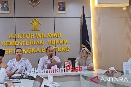 Kemenkum Babel fasilitasi pengharmonisasian 40 produk hukum daerah pada triwulan I 2025