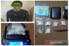 Bandar Narkoba diciduk Polsek Banjarmasin Timur saat timbang sabu