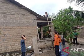 BPBD Bangka data lima rumah warga rusak terdampak angin kencang