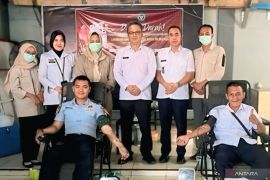 Lapas Martapura gelar donor darah di Kabupaten OKU Timur