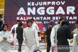 Ratusan atlet ikut Kejurprov Anggar Kalsel 2025 di Banjarmasin