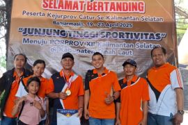 Percasi Balangan sabet medali emas di Kejurprov Kalsel 2025