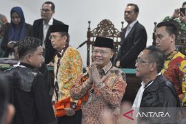 Sidang perdana Mantan Gubernur Bengkulu Rohidin Mersyah