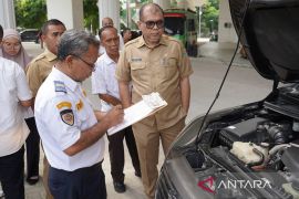 Pemprov Sumut inspeksi kendaraan  dinas guna pastikan kelayakan