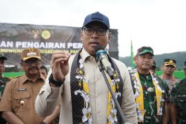 Wamentan Sudaryono tegaskan kawal pembangunan jaringan irigasi pertanian