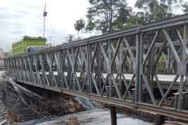 Progres pembangunan jalan amblas ruas lintas tengah sumatera capai 64 persen