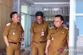 Bupati Tapin tegur kontraktor rehab kantor inspektorat