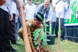 Bupati Kampar resmikan gerakan penanaman satu juta pohon matoa