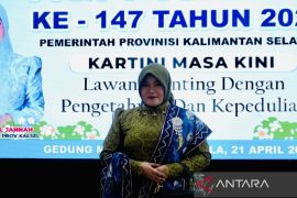 Kotabaru TP-PKK chairwoman attends Kartini Day at South Kalimantan Province level