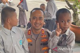 Kapolres Bangka Barat sambut kunjungan siswa SLB Mentok