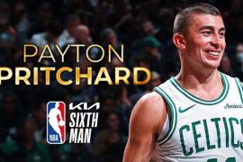 NBA: Payton Pritchard dinobatkan "Sixth Man of the Year NBA 2024-25"