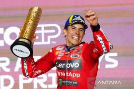 Marc Marquez raih pole position ketujuh di MotoGP Aragon