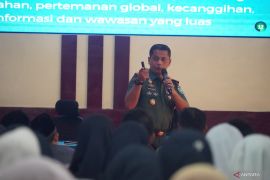 Korem 012/TU bekali ratusan mahasiswa di Aceh Barat ilmu bela negara