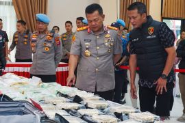 Polda Kaltim sita 33 kilogram sabu asal Malaysia