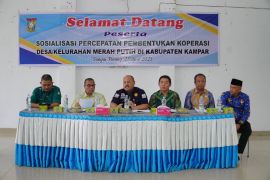 Kampar sosialisasikan percepatan pembentukan koperasi merah putih