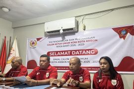 Wali Kota Ambon Bodewin Wattimena jadi calon tunggal ketua umum KONI