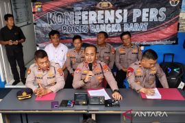 Polisi Bangka Barat gagalkan penyelundupan lima ton bijih timah