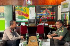 Polres Jayawijaya-Kodim 1702 tingkatkan koordinasi menjaga kamtibmas