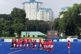 Tim hoki putri raih peringkat keempat setelah tumbang dari Hong Kong