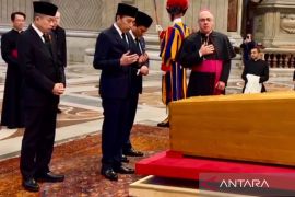 Utusan khusus sampaikan pesan Presiden saat pemakaman Paus Fransikus