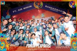 PT AMSB peringkat ketiga Porda Perpamsi Kalsel 2025