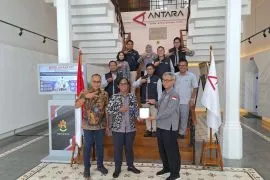 Berkunjung ke ANTARA, Biro Pemberitaan DPR pelajari pemberitaan Parlemen
