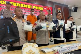 Polda Riau buru pelaku lain penyelundupan 12,82 kg sabu ke Surabaya