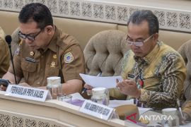 Plt Sekdaprov Kalsel RDP bersama Komisi II DPR RI