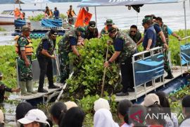 Kodam I/BB bersama 7 Bupati Sumut gaungkan pemeliharaan kelestarian Danau Toba