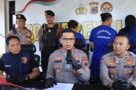 Polres Purbalingga tetapkan tiga oknum ormas tersangka kasus pemerasan terhadap penjual minuman