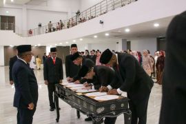 Kakanwil Kemenkum lantik ratusan Notaris di Provinsi Banten.