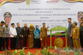 Wali Kota Banjarmasin pastikan RPJMD 2025-2029 selaras dengan pusat