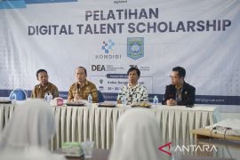 Pelajar Bangka Tengah megkuti pelatihan digital kreator
